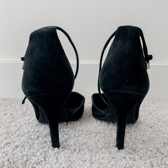Suede Black Michael Kors Heels - Picture 3 of 7